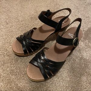 Dansko strapped heeled sandal 42